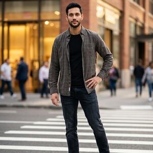 Men’s dockers button down shirt medium